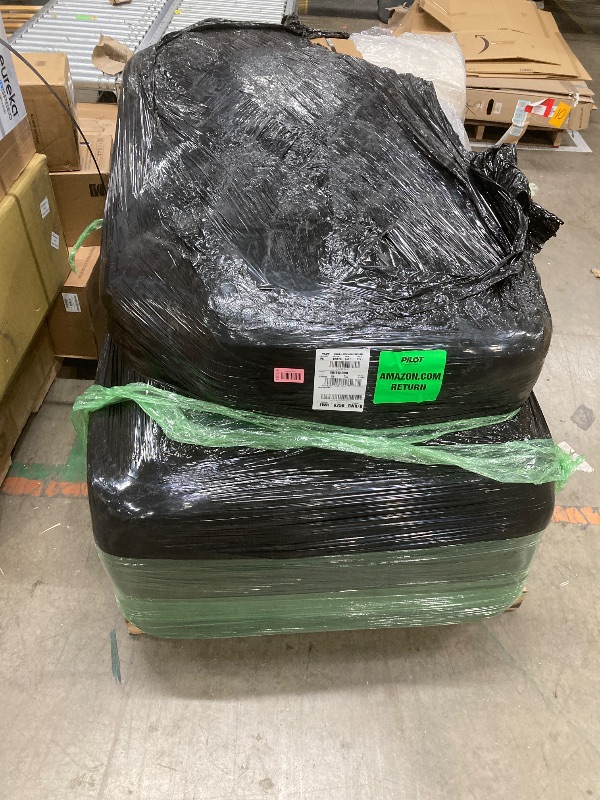 Photo 1 of 108" L-Shaped Boneless Couch, Modular Sectional Sofa with Moveable Ottoman, Corduroy Cloud Couches for Living Room, No Assembly, Ship in a Box, Beige