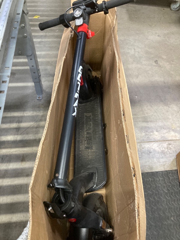 Photo 1 of ***DAMAGED*** GOTRAX G3 Max Commuting Adult Electric Scooter 37-Mile Range 350W Motor 10 Tire Foldable Portable Adult Black ***SOME SCUFFS/SCRATCHES, DIRT RESIDUE, BOX RIPPED/TORN***