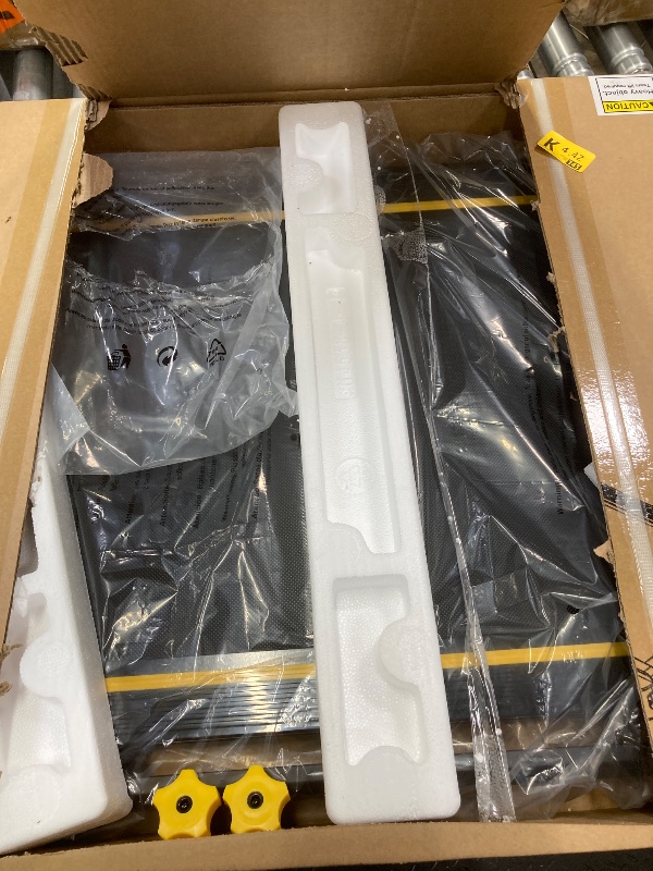 Photo 1 of **Charger missing***YPOO Foldable Treadmill with Incline and Handle, Portable Walking Pad for Home/Office, 300 lb Capacity, Remote Control