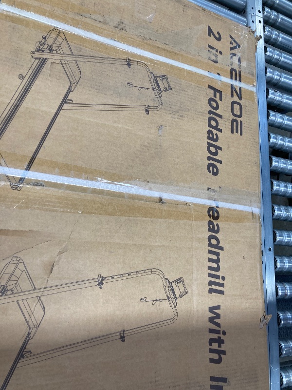 Photo 1 of **only for piece **Walking Pad Under Desk Treadmill with Incline, 2 in 1 Foldable Treadmills for Home Small Office, 300 lbs Capacity, Portable Compact Walking Treadmill with Remote Control, LED Display and Apps