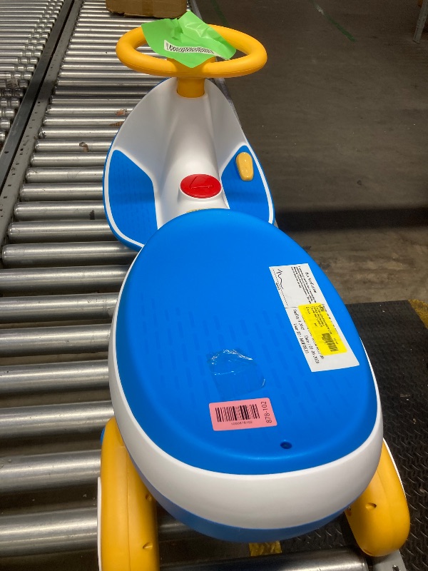 Photo 1 of **MISSING CHARGER/NO BOX**FanttikRide 12V N7 Pro Electric Wiggle Car with Pedal, 2-in-1 Kids Ride On Toy, Rechargeable Battery, 2-Speed, Anti-Rollover, Flashing Wheels, Bluetooth Music, for Ages 3+, 150 lbs, Sailor blue