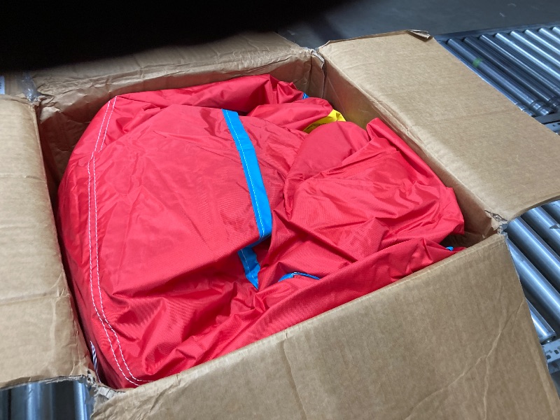 Photo 1 of *** Missing blower***GVDV 9FT Inflatable Bounce House with Slide & 350W Blower, Jumping Castle Bouncer for 3 Kids, Indoor and Outdoor Use