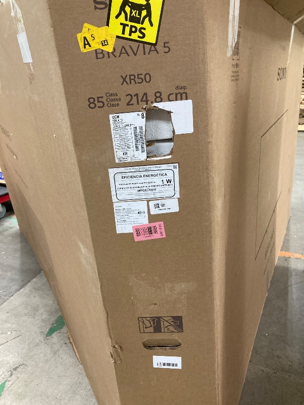 Photo 1 of *** BROKEN, NO REFUNDS, NO RETURNS***Sony BRAVIA 5 85 Inch TV, Mini LED, 4K Smart Google TV, XR Processor with AI Technology,120hz Television with Dolby Vision/Atmos, Exclusive Features for PlayStation®5, K-85XR50, 2025 Model