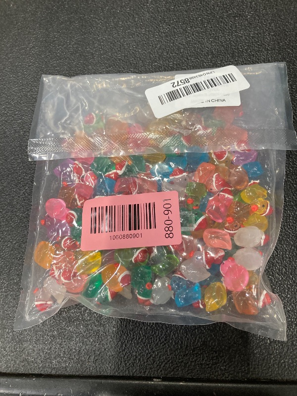 Photo 1 of 100Pcs Luminous Mini Resin Ducks Plastic Christmas Small Duck Bulk, Glow in The Dark Tiny Ducks for Garden Landscape Aquarium DIY Decor Dollhouse Prank Christmas Birthday Party Favors Gift(10 Colors)
