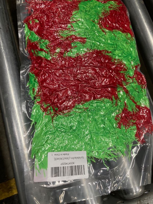 Photo 1 of 10 pcs Christmas Feather Boas 5ft Artificial Fluffy Boas Feather Boas Set for Women Costume Halloween Christmas Wedding(10, Red Green)