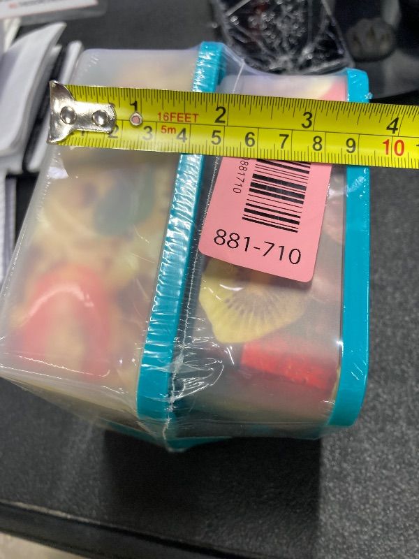 Photo 1 of ***VERY SMALL***Reusable Lunch Containers - Set of 4 Microwave Safe, Meal Prep Stackable Nesting Containers, Pack Food, Snacks & Sauces in Leak Proof Compartments w/Lids, Easy to Clean, Fits in Bags & Bento Boxes***VERY SMALL***