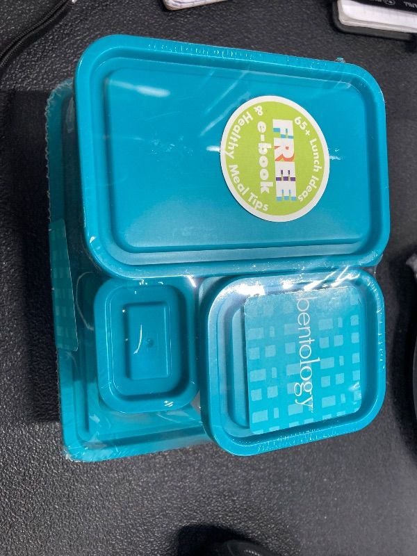 Photo 1 of ***VERY SMALL***Reusable Lunch Containers - Set of 4 Microwave Safe, Meal Prep Stackable Nesting Containers, Pack Food, Snacks & Sauces in Leak Proof Compartments w/Lids, Easy to Clean, Fits in Bags & Bento Boxes***VERY SMALL***