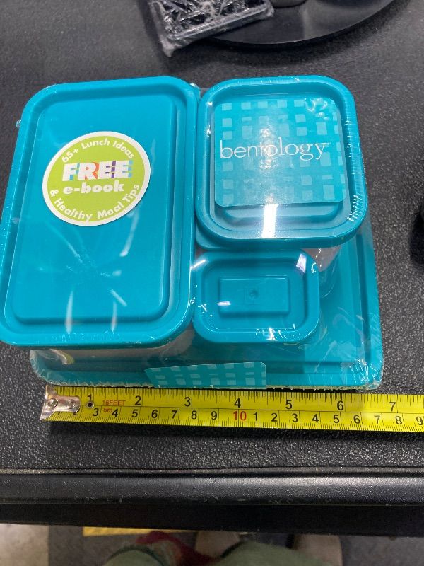 Photo 1 of ***VERY SMALL***Reusable Lunch Containers - Set of 4 Microwave Safe, Meal Prep Stackable Nesting Containers, Pack Food, Snacks & Sauces in Leak Proof Compartments w/Lids, Easy to Clean, Fits in Bags & Bento Boxes***VERY SMALL***