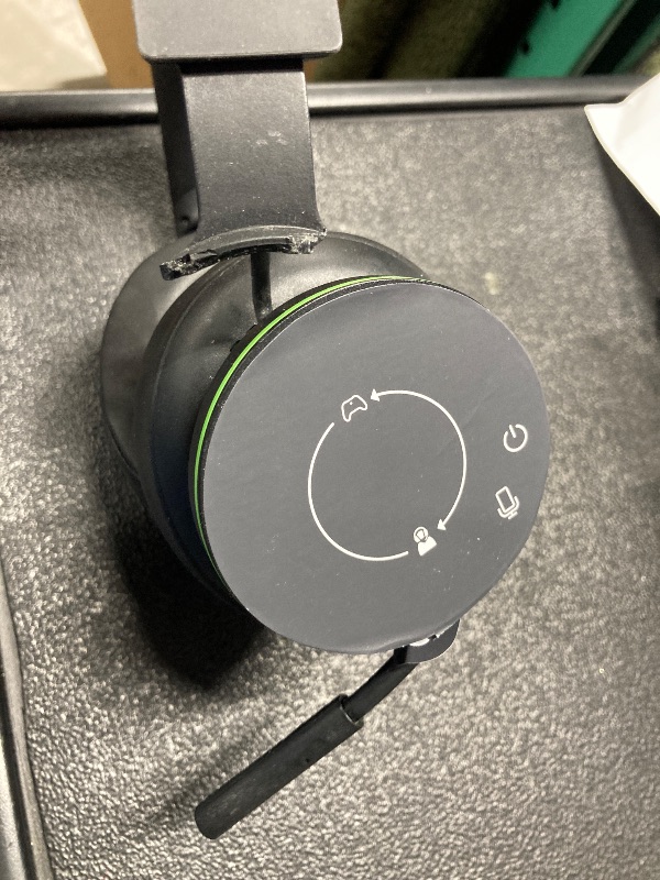 Photo 1 of ***broken to use to parts, missing charger**Xbox Wireless Gaming Headset – Over Ear Headphones – Spatial Audio with Dolby Atmos, Windows Sonic Series X|S, One, Windows PC, Mobile – Carbon Black