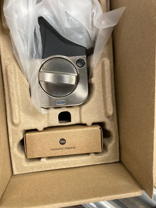 Photo 1 of **PARTS ONLY**Yale Security Assure Lock 2 Touch Deadbolt, Satin Nickel Keyed Smart Entry Door Lock with Wi-Fi Connected Keypad and Fingerprint Scanner for Code Entry and Remote Access, YRD410-F-WF1-619