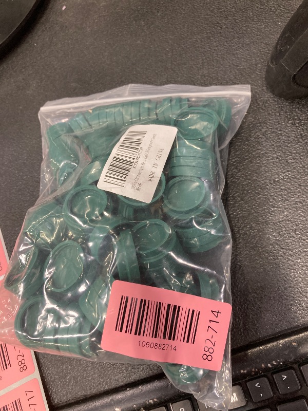 Photo 1 of 100 Pcs Christmas Light Bulb Socket Cover, C7 and C9 Socket Caps for Covering Holiday Outdoor Unused Open Stringers Light, Waterproof (Green)