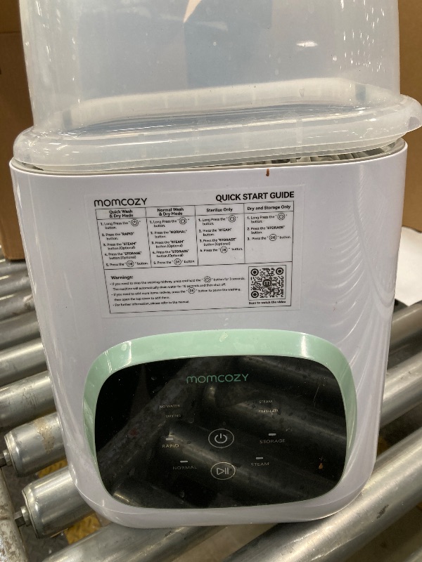 Photo 1 of ***USED-MISSING PARTS SELLING AS IS*** Momcozy KleanPal Pro Baby Bottle Washer, Sterilizer & Dryer - All-in-One Cleaning Machine for Bottles, Pump Parts & Baby Essentials - Time-Saving & Effortless Care