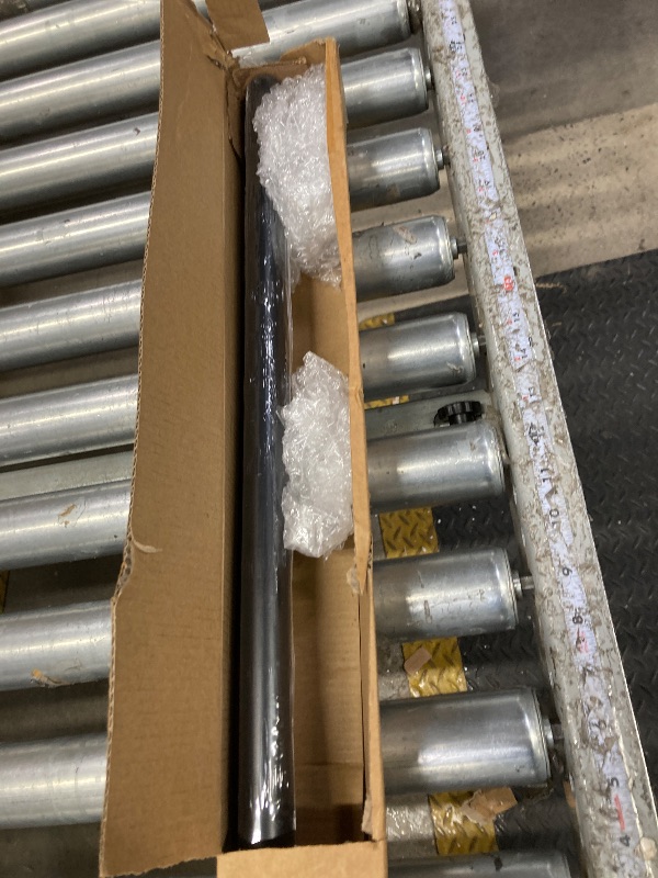 Photo 1 of 1 Inch Blackout Curtain Rods for Windows Patio, Adjustable Room Divider Curtain Rod Wall Mount & Ceiling Mount for Indoor & Outdoor, Black, 72" to 144"