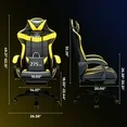 Photo 1 of **SLICED CUSHION**


Gaming Chair, Seenda Ergonomic Video Game Chair with Footrest and Lumbar Support,Computer Chair Height Adjustable with Swivel Seat and Headrest