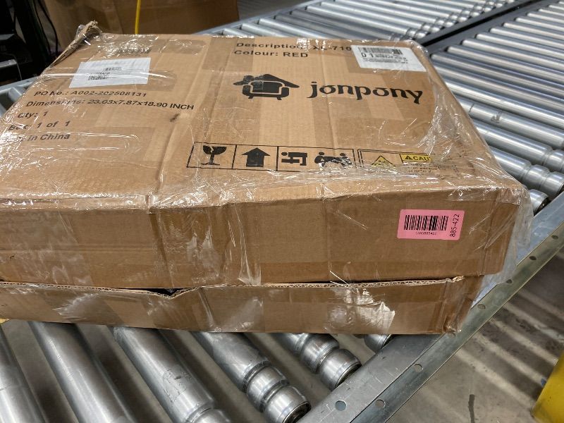 Photo 1 of ***LEGS ARE MISSING***JONPONY Ergonomic Office Chair, Lumbar Support, Adjustable Height with Armrests for Adults,RED
***LEGS ARE MISSING***