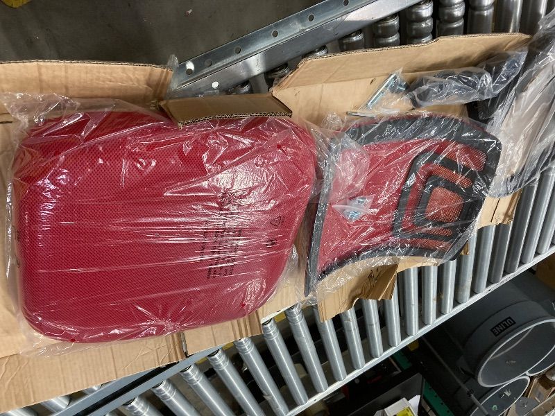 Photo 1 of ***LEGS ARE MISSING***JONPONY Ergonomic Office Chair, Lumbar Support, Adjustable Height with Armrests for Adults,RED
***LEGS ARE MISSING***