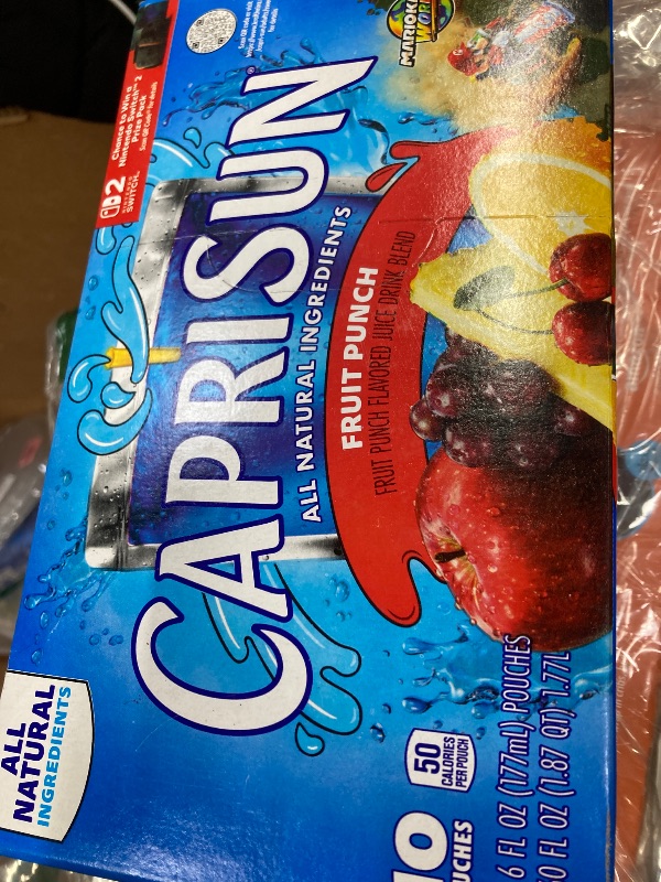 Photo 1 of **BB 12/13/2026***Capri Sun, Fruit Punch 10 PACK