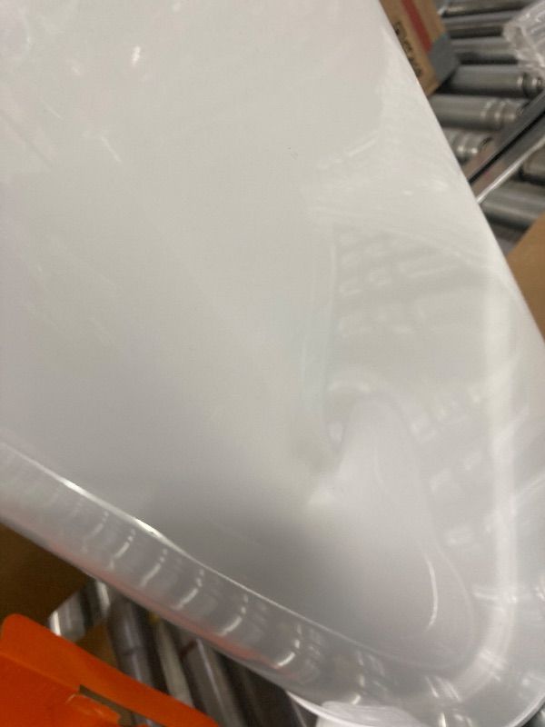 Photo 1 of ***DAMAGE, SOME DENTS ON SIDE, SELLINGH AS IS*** Diaper Genie Platinum Pail (Lily White) is Made in Durable Stainless Steel and Includes 1 Easy Roll Refill with 18 Bags That can Last up to 5 Months. ***DAMAGE, SOME DENTS ON SIDE, SELLINGH AS IS***