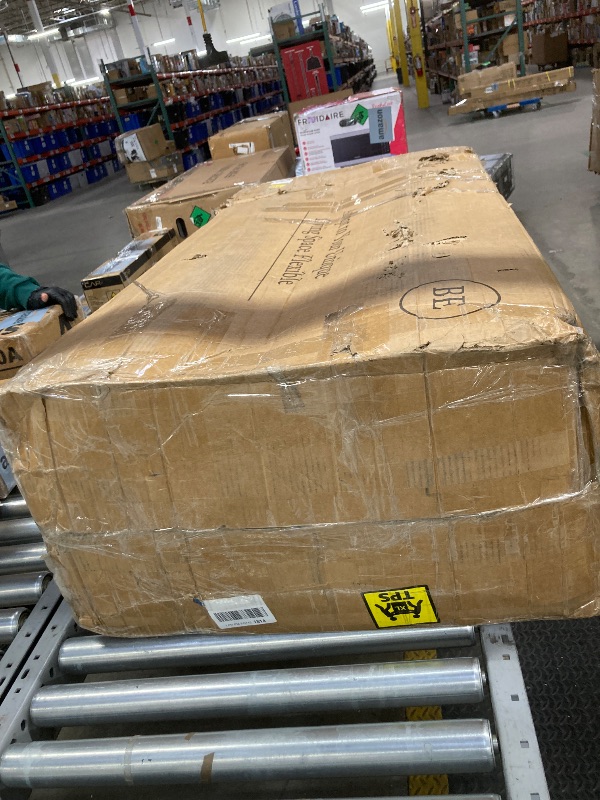 Photo 1 of 108" L-Shaped Boneless Couch, Modular Sectional Sofa with Moveable Ottoman, Corduroy Cloud Couches for Living Room, No Assembly, Ship in a Box, Beige