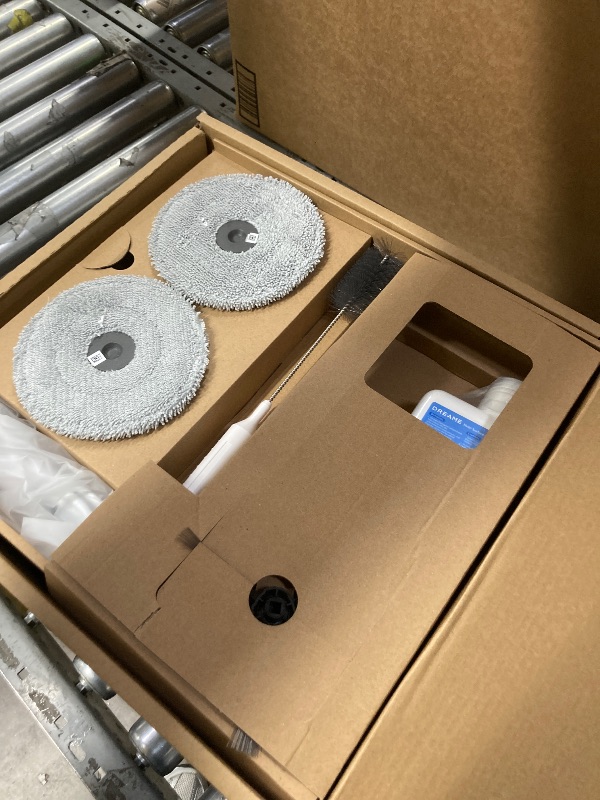 Photo 1 of ***THIS ITEM SOLD FOR PARTS ONLY *DAMAGED & NON FUNCTIONAL***
Dreame L10s Ultra Robot Vacuum and Mop Combo, Auto Mop Cleaning and Drying, Self-Refilling and Self-Emptying Base for 60 Days of Cleaning, 5300Pa Suction and AI Navigation, Compatible with Alex