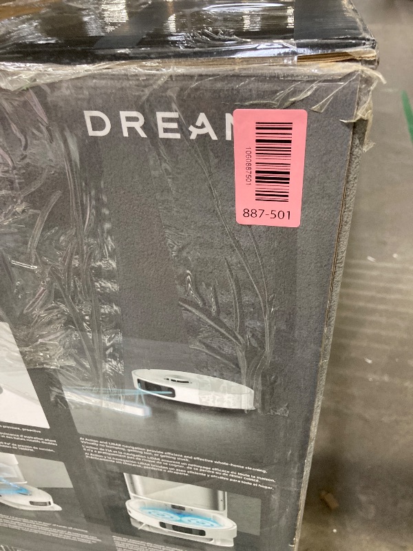 Photo 1 of ***THIS ITEM SOLD FOR PARTS ONLY *DAMAGED & NON FUNCTIONAL***
Dreame L10s Ultra Robot Vacuum and Mop Combo, Auto Mop Cleaning and Drying, Self-Refilling and Self-Emptying Base for 60 Days of Cleaning, 5300Pa Suction and AI Navigation, Compatible with Alex