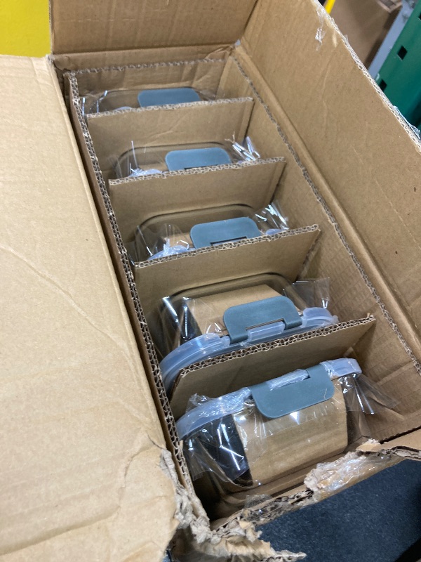 Photo 1 of [10-Pack] Glass Meal Prep Containers with Lids, MCIRCO Food Storage Containers with Snap Locking Lids, Airtight Lunch Containers, Microwave, Oven, Freezer and Dishwasher