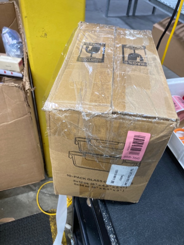 Photo 1 of [10-Pack] Glass Meal Prep Containers with Lids, MCIRCO Food Storage Containers with Snap Locking Lids, Airtight Lunch Containers, Microwave, Oven, Freezer and Dishwasher