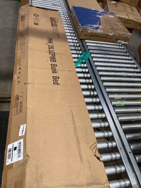 Photo 1 of **DESCRIPTION AND PHOTO ARE FOR REFERENCE ONLY**L-shaped Metal Triple Bunk Bed