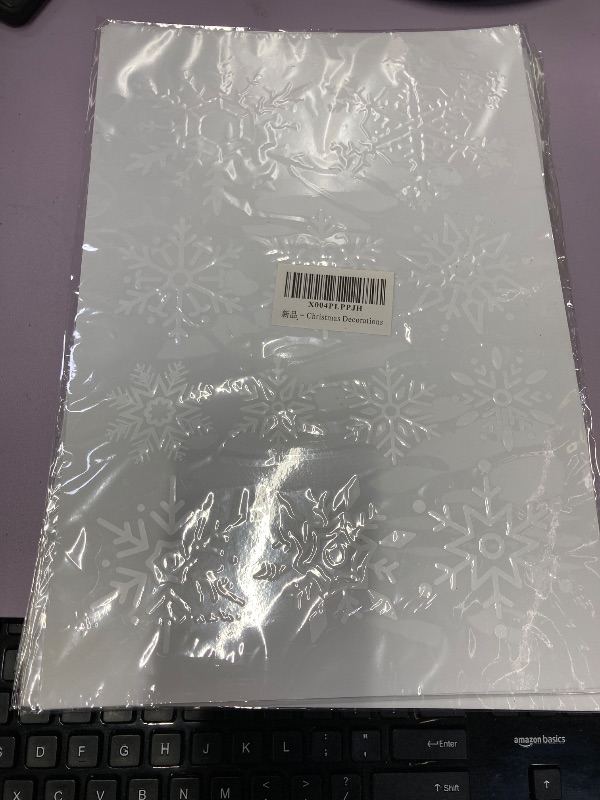 Photo 1 of 11 pieces Christmas Party Decorations - Snowflake Window Clings Stickers for Glass | Christmas Decorations Indoor Outdoor - Holiday Santa Claus Reindeer Decals Xmas Decor Party Favors Supplies for Outside 2025