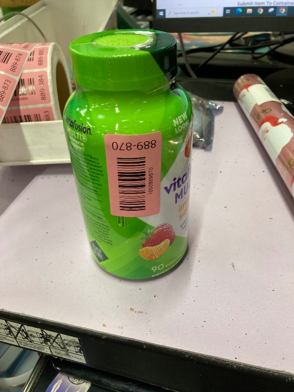 Photo 1 of ****** EXP 07/26****** Vitafusion Multi+ Immune Support* – 2-in-1 Benefits & Flavors – Adult Gummy Vitamins with Vitamin C, Zinc, Daily Multivitamins, 90 Count