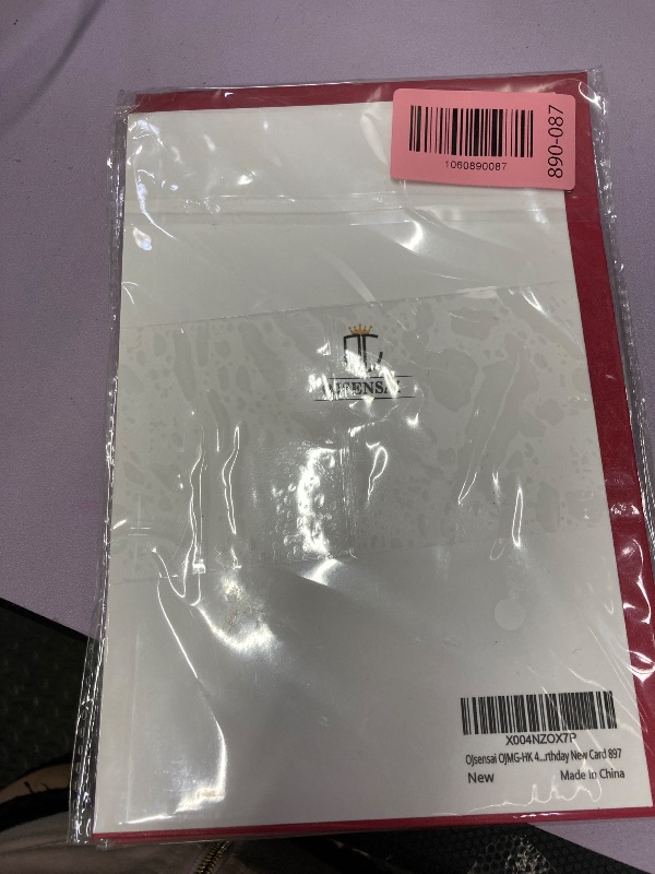 Photo 1 of ***** PACK OF 3**** OJsensai 40th Birthday Card for Men Woman, Happy 40th Years Old Birthday Gift for friend family, Simple 40th birthday card for Husband Wife