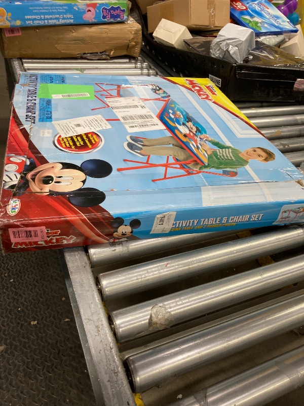 Photo 1 of **ONE CHAIR RIPPED**




MICKEY MOUSE KIDS TABLE