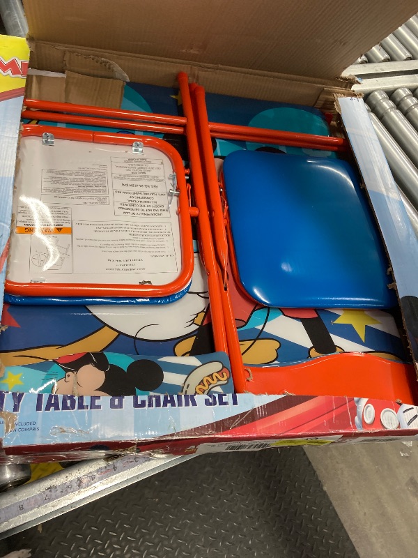 Photo 1 of **ONE CHAIR RIPPED**




MICKEY MOUSE KIDS TABLE