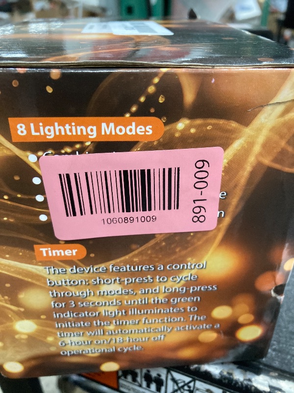 Photo 1 of 1000 LED 50FT Cluster String Lights, Outdoor Warm White Waterproof Christmas Tree Firecrackers String Lights with 8 Modes & Timer, Plug in Twinkle Fairy Lights Decor for Indoor Xmas Party Bedroom