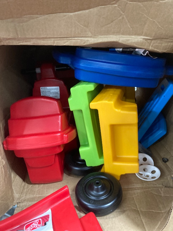 Photo 1 of **not work Only one box out of fourStep2 Up & Down Roller Coaster Toy for Kids, Ride On Push Car, Indoor/Outdoor Playset, Toddlers Ages 2 - 5 years old, Compact Storage, Max Weight 50 lb., Multicolor