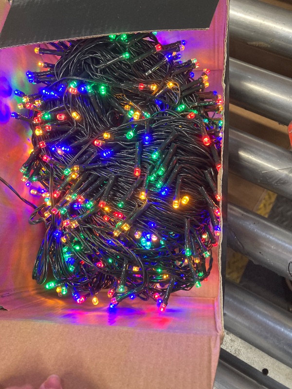 Photo 1 of 1000 LED String Lights Outdoor, 328FT Multicolor Christmas Lights for Outside with Remote, Timer Memory Function, 8 Modes Waterproof Fairy Lights Plug in, for Xmas Tree Bedroom Patio Party