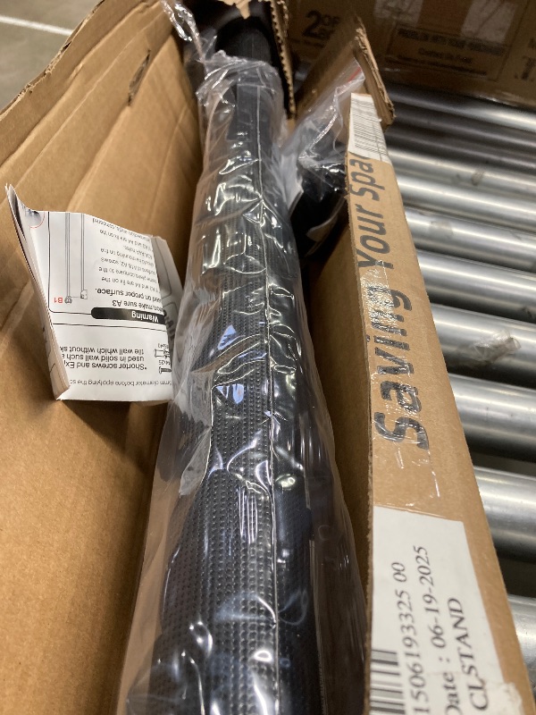 Photo 1 of "Fxcoia Retractable Baby Gate, 71"" Wide x 38"" Tall, Safety Mesh Dog Gate for Doorways and Stairs, Black"
