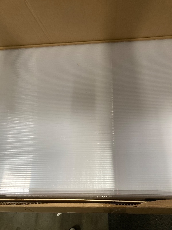 Photo 1 of ***BOX 2 OF 2 ONLY/INCOMPLETE SET/WALLS AND ROOF ONLY-NO FRAME***GARVEE6x8 FT Greenhouse for Outdoors, Polycarbonate Greenhouse with Roof Vent, Ground Nails, Lockable Push Door, Aluminum Large Walk-in Green House for Outside Garden Backyard, Patio, Lawn, 