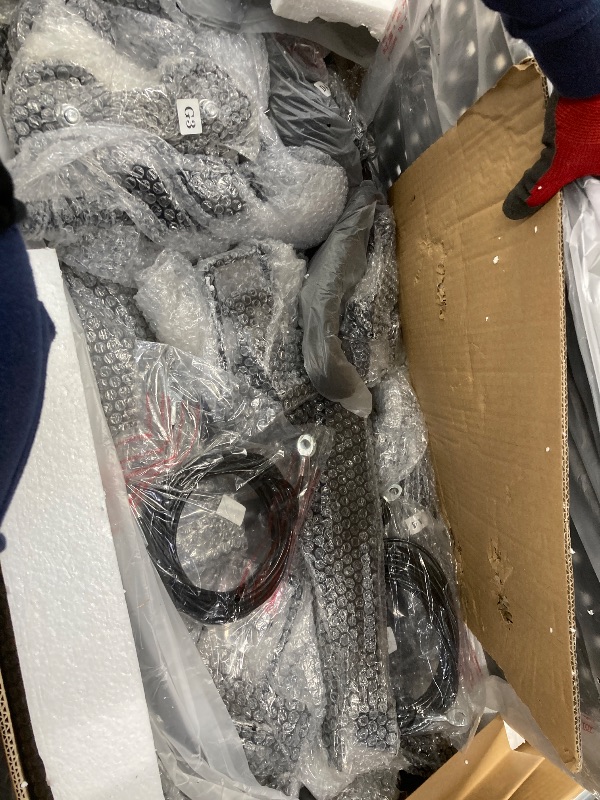 Photo 1 of ***MISSING PARTS -INCOMPLETE -SELLING AS IS*** GarveeLife Power Cage, 2000 LB Squat Rack with Dual Pulley Cable Crossover, Multi-Function Home Gym Power Rack with Attachments, Full Body Strength Training Equipment for Home ***BOX RIPPED/TORN***