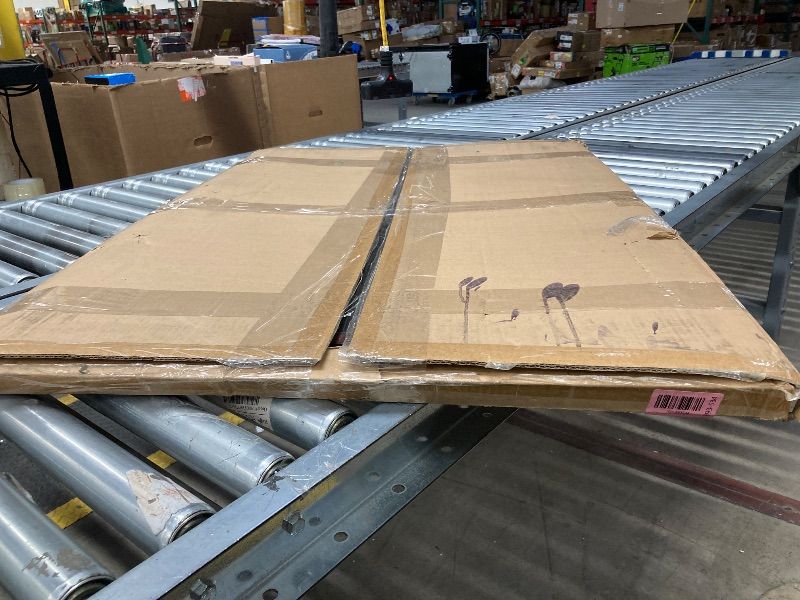 Photo 1 of ***FAME HAS A CRACK AS PICTURED***Americanflat 24x36 Poster Frame with Polished Plexiglass - Wide Picture Frames Made of Engineered Wood for Vertical or Horizontal Wall Display - Epic Collection - Mahogany***FAME HAS A CRACK AS PICTURED***