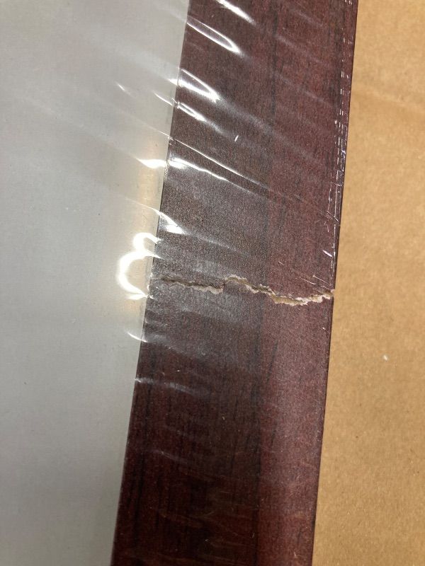Photo 1 of ***FAME HAS A CRACK AS PICTURED***Americanflat 24x36 Poster Frame with Polished Plexiglass - Wide Picture Frames Made of Engineered Wood for Vertical or Horizontal Wall Display - Epic Collection - Mahogany***FAME HAS A CRACK AS PICTURED***