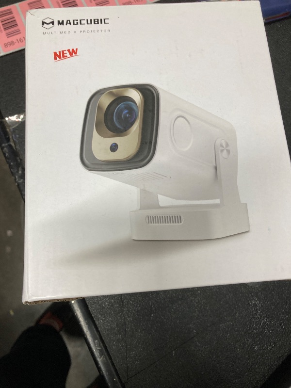 Photo 1 of ?Auto Focus&1080P?Magcubic Mini Smart Projector with 4K Support, Portable Projector with Wifi and Bluetooth, 5W Speaker, Built in Apps, Voice Control, Outdoor Movie Projector