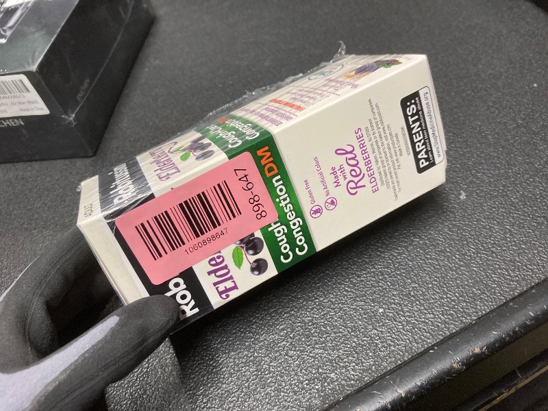 Photo 1 of *Exp 04/2026* Robitussin Maximum Strength Elderberry Cough Plus Chest Congestion DM, Cough Suppressant for Adults, Providing Liquid Cough and Chest Congestion Relief - 8 Fl Oz