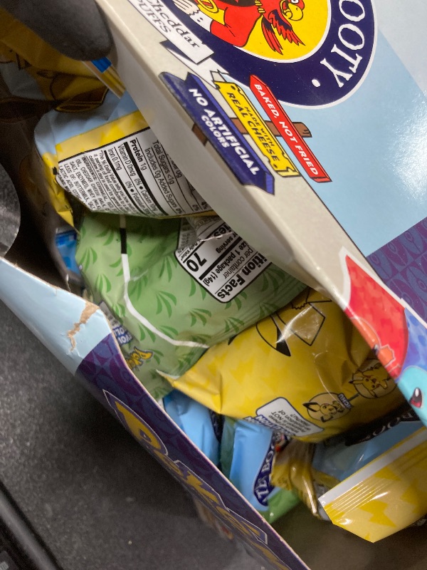 Photo 1 of *Exp 1/24/2026* Pirate's Booty Pokémon Multipack, Aged White Cheddar Cheese Puffs, Gluten-Free, Kids Snacks, 0.5oz (18ct)