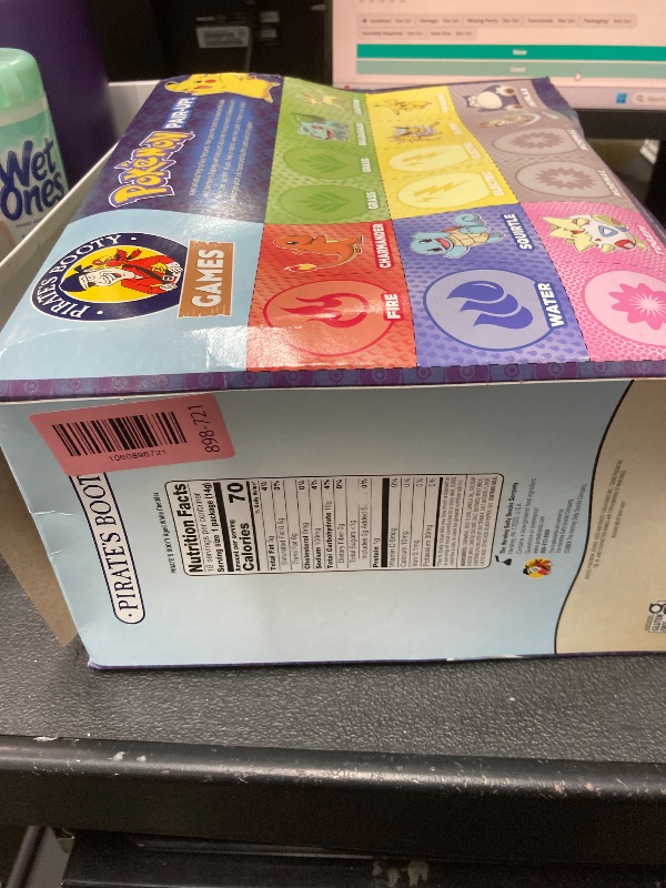 Photo 1 of *Exp 1/24/2026* Pirate's Booty Pokémon Multipack, Aged White Cheddar Cheese Puffs, Gluten-Free, Kids Snacks, 0.5oz (18ct)