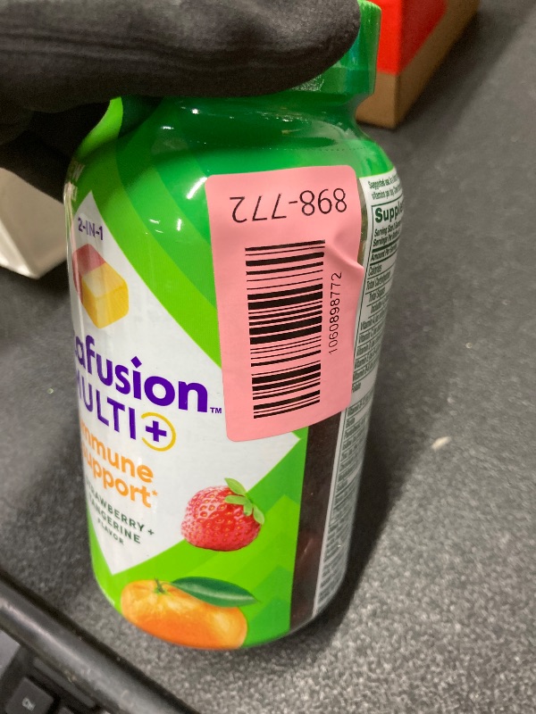 Photo 1 of *Exp 07/2026* Vitafusion Multi+ Immune Support* – 2-in-1 Benefits & Flavors – Adult Gummy Vitamins with Vitamin C, Zinc, Daily Multivitamins, 90 Count