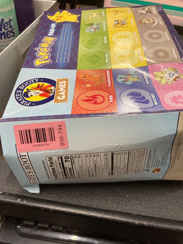 Photo 1 of *Exp 01/24/2026* Pirate's Booty Pokémon Multipack, Aged White Cheddar Cheese Puffs, Gluten-Free, Kids Snacks, 0.5oz (18ct)