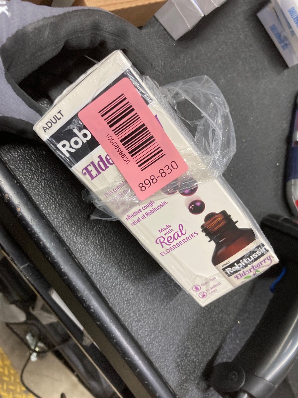 Photo 1 of *Exp 04/2026* Robitussin Maximum Strength Elderberry Cough Plus Chest Congestion DM, Cough Suppressant for Adults, Providing Liquid Cough and Chest Congestion Relief - 8 Fl Oz