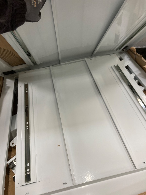 Photo 1 of *HEAVY* Matalde 29" Washer and Dryer Pedestals with Drawer- Laundry Pedestal Stand for Washer and Dryer – Set of 2,Alloy Steel Washing Machine Stand Raiser, washer dryer pedestal 14.3'' Height White