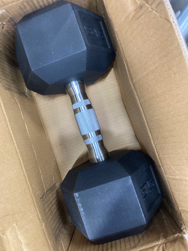 Photo 1 of *HEAVY* CAP Barbell 35 LB Coated Hex Dumbbell Weight, New Edition